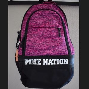 PINK campus backpack!!